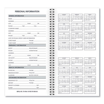 AT-A-GLANCE® Weekly Appointment Book Refill Hourly Ruled, 6.25 X 3.25, White Sheets, 12-month (jan To Dec): 2022 freeshipping - TVN Wholesale